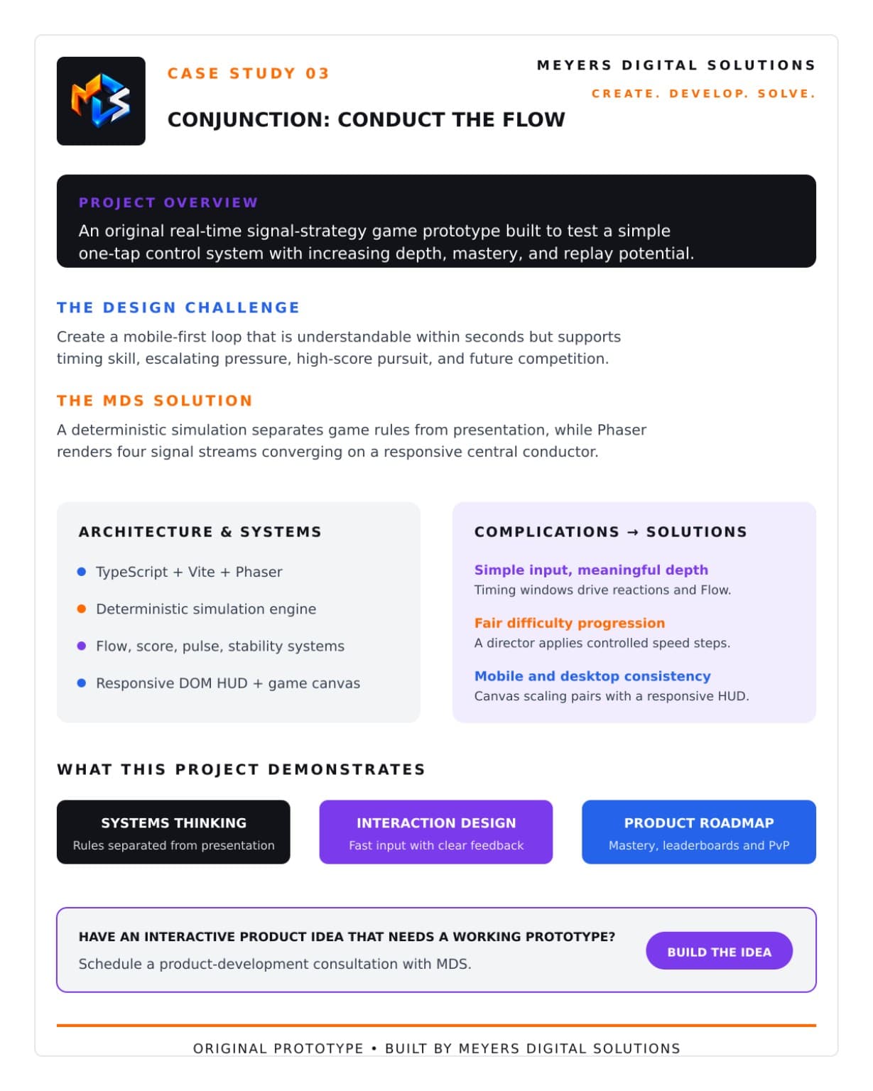 Conjunction: Conduct the Flow case study